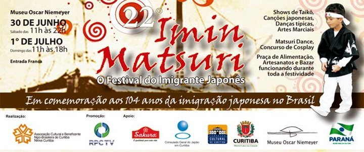 Imin Matsuri 2012 – Programação Oficial