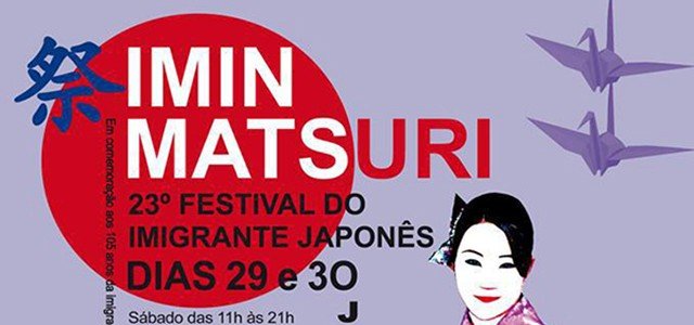 Imin Matsuri 2013 – Programação Oficial