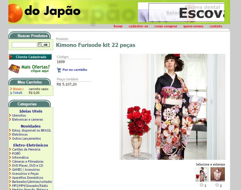 Do Japão alugar kimono brasil