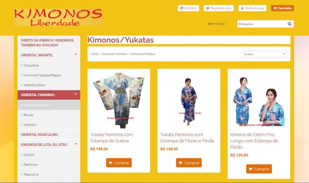 Kimonos Liberdade alugar kimonos brasil